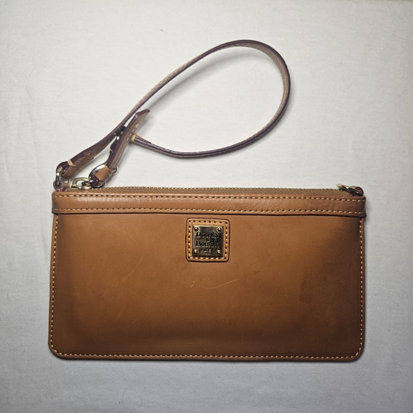 Dooney & Bourke Brown Leather Wristlet - Picture 4 of 4